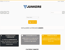 Tablet Screenshot of junkers-calderas-de-gas.com